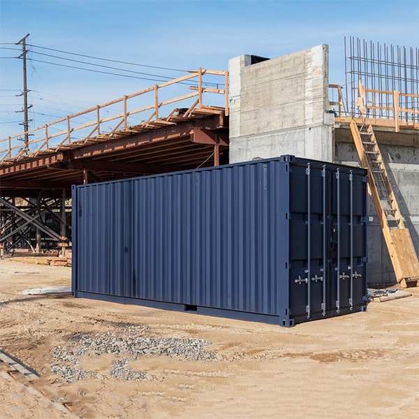 our construction site storage containers are built to withstand various weather conditions